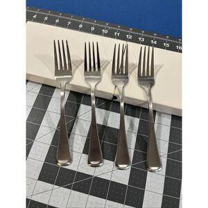 Mikasa Cosmo Satin (4) Salad Forks 18/10 Stainless Flatware‎ Replacements